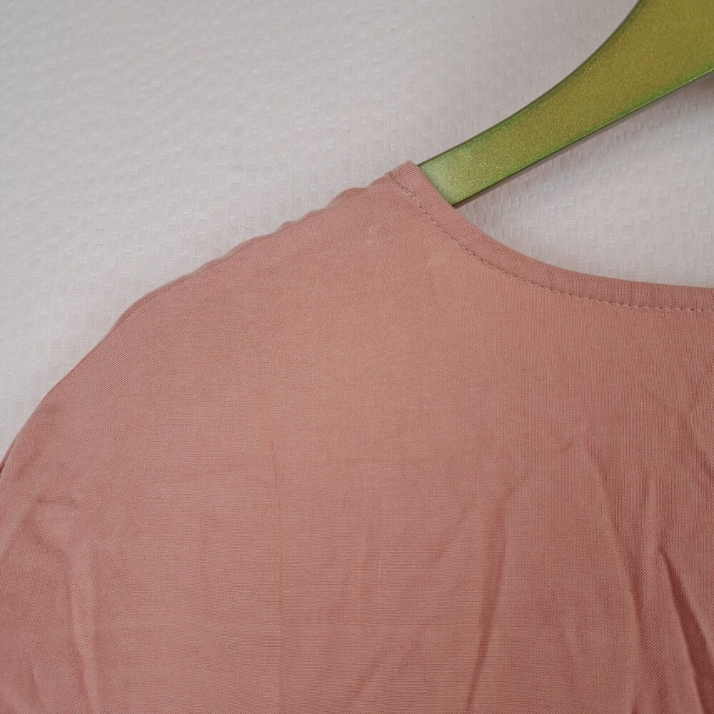 Blair Lightweight Nice Peach Color Rayon Top Size M Dolman Short Sleeve - Picture 10 of 11
